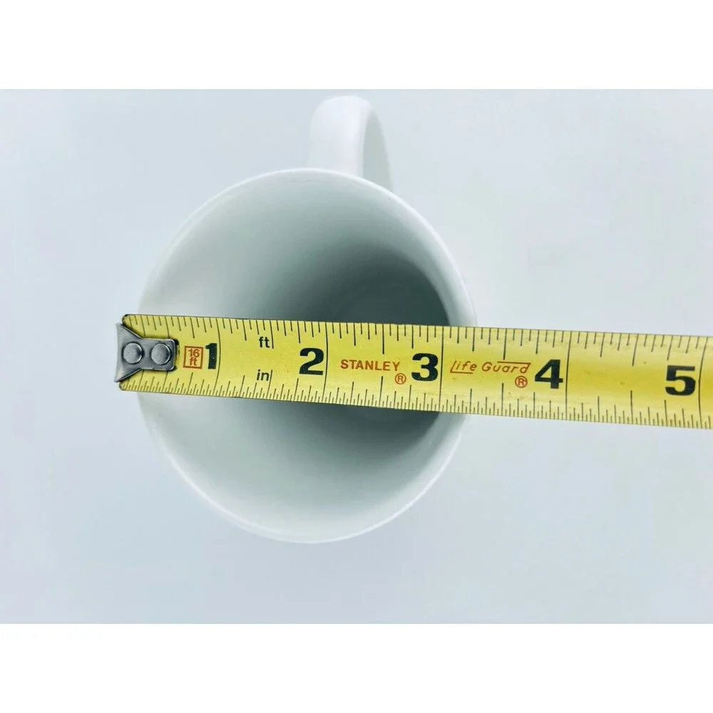 Starbucks Classic Mermaid Logo White 2007 Ceramic‎ Latte Coffee Mug Cup 12oz
